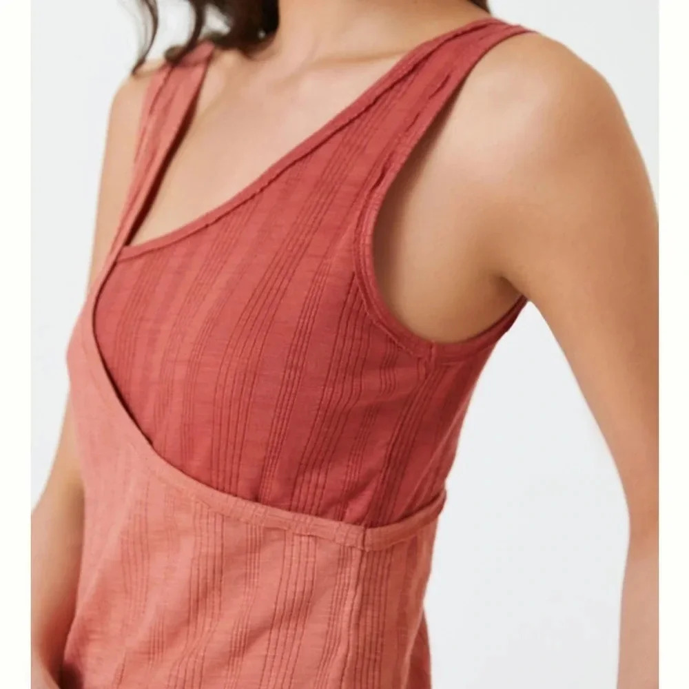 Pilcro Sustainable Dual Pink Two-Tone Tank Sz M - Picture 2 of 8